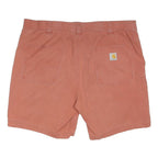 CARHARTT Mens Shorts Orange Casual XL W40 Cotton Blend Workwear
