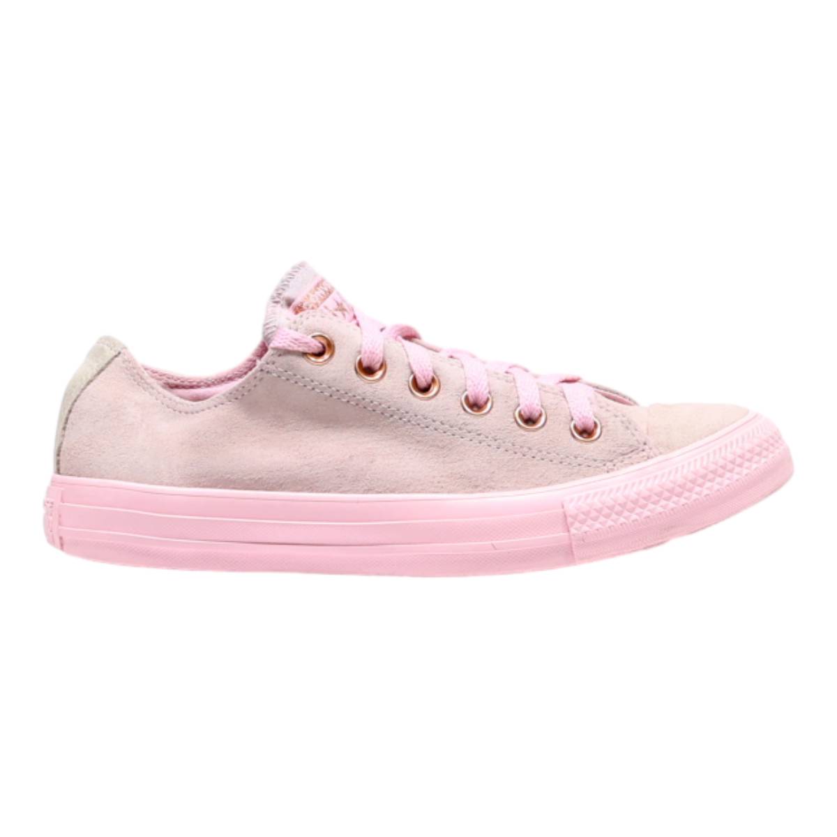 CONVERSE Low Top Trainers Grey Canvas Womens UK 5.5