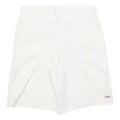 DICKIES Mens Shorts White Casual Regular L W36 Cotton Blend Workwear