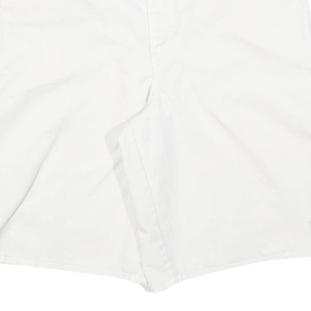 DICKIES Mens Shorts White Casual Regular L W36 Cotton Blend Workwear