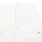DICKIES Mens Shorts White Casual Regular L W36 Cotton Blend Workwear