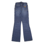WRANGLER Womens Jeans Blue Regular Flared Denim Medium W28 L34 Classic Zip