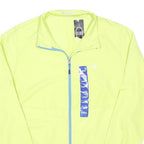 CHAMPION Mens Yellow & Light Blue Lightweight Jacket L Nylon Plain Zip Sport