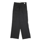 DICKIES Mens Regular Black Cargo Trousers W29 L31 Zip Polyester Blend Workwear