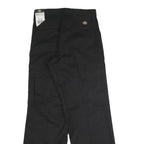 DICKIES Mens Regular Black Cargo Trousers W29 L31 Zip Polyester Blend Workwear