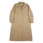 BOGNER Womens Beige Cotton Classic Jacket M Plain Button Closure Long Sleeve