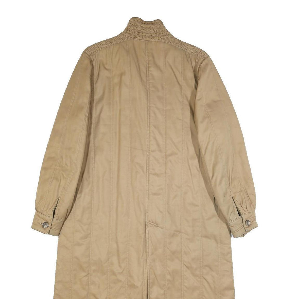 BOGNER Womens Beige Cotton Classic Jacket M Plain Button Closure Long Sleeve