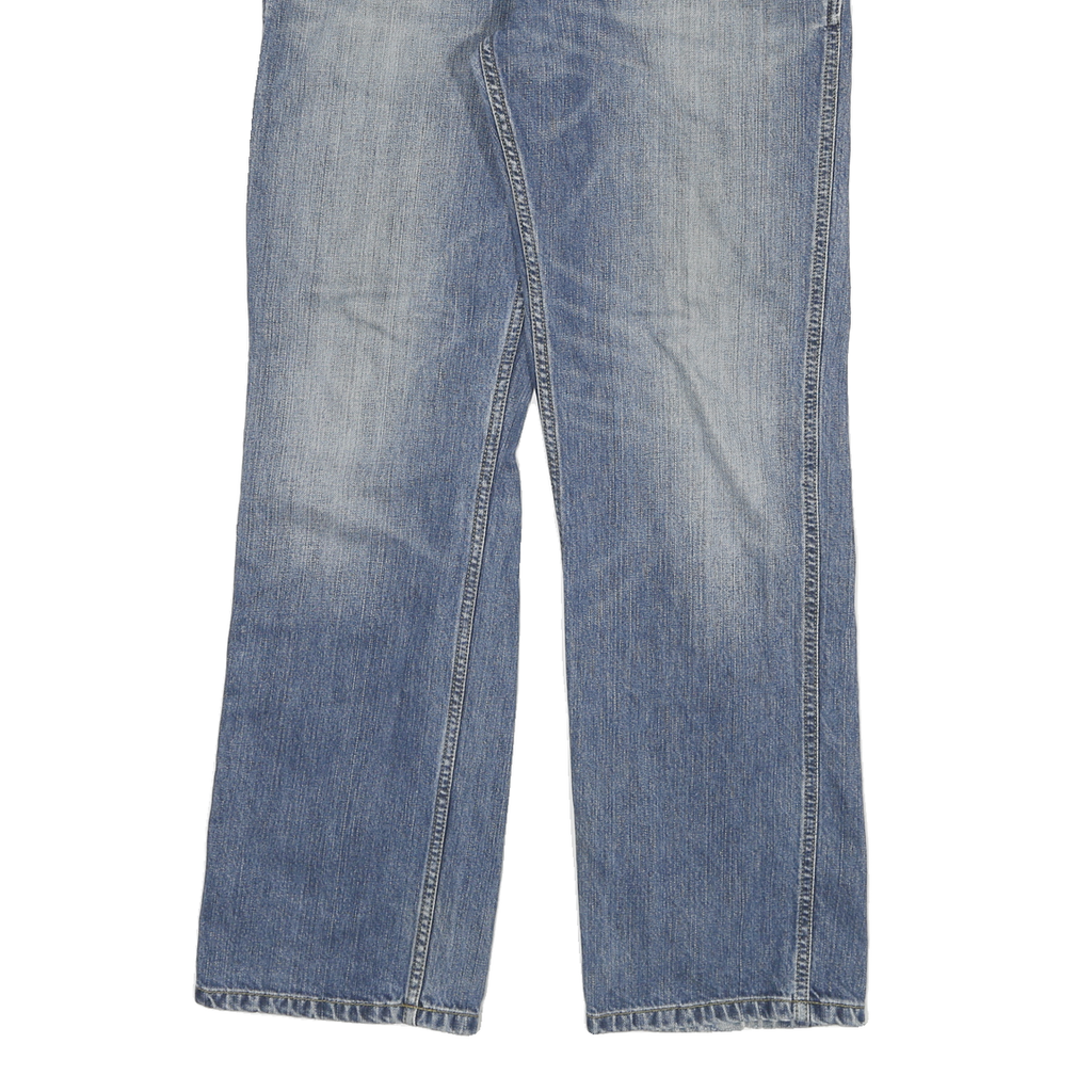 CARHARTT Mens Regular Fit Blue Denim Jeans W32 L29 Casual Cotton Blend Zip