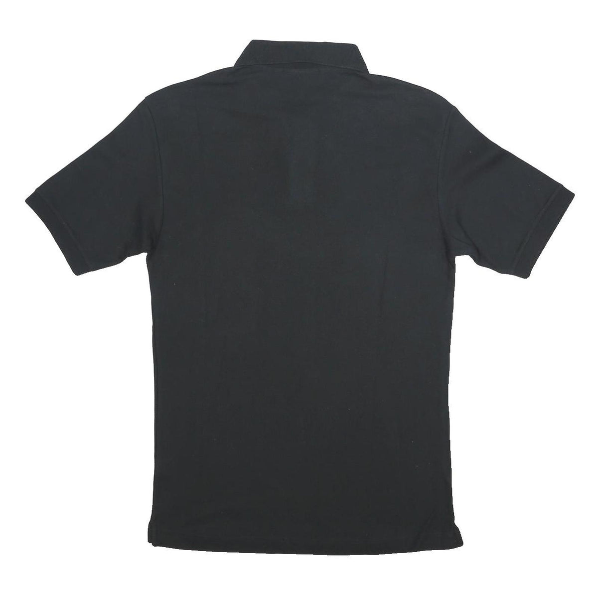 FILA Mens Black Short Sleeve Plain S Polo Shirt Cotton Classic