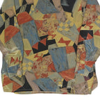 SIXTH SENCE Womens Multi Colour Printed Top Long Sleeve Roll Neck S Stylish