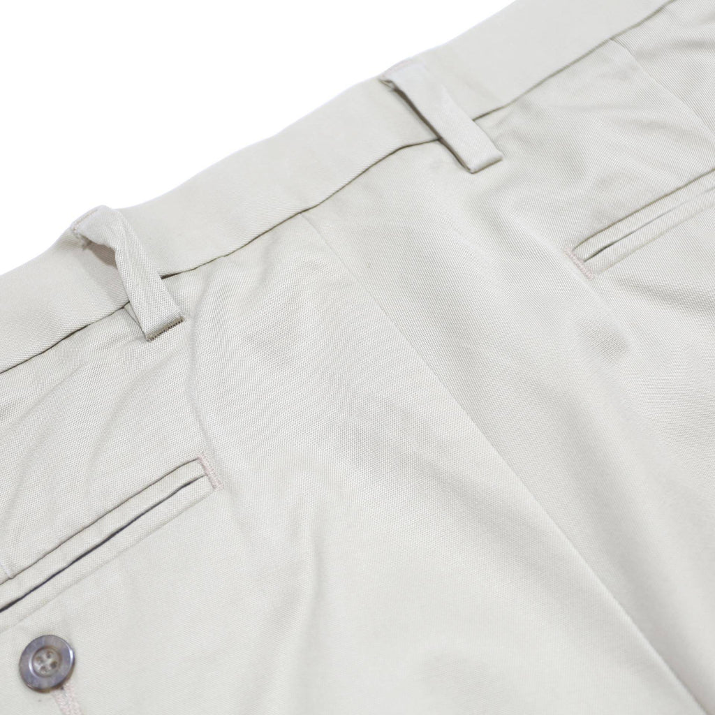 DOCKERS Mens Beige Regular Fit Plain Cotton Blend Trousers W34 L30