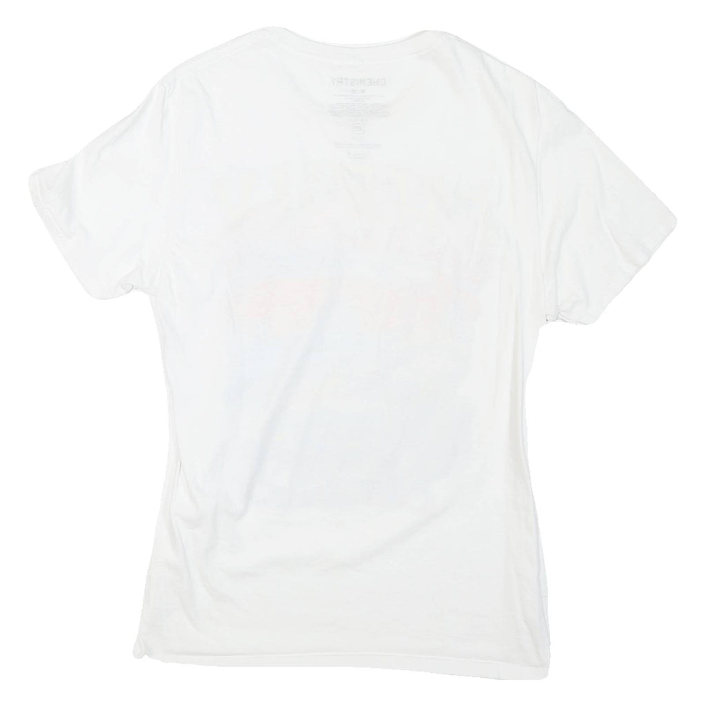 Mens White Chevy Classics Corvette Graphic T-Shirt M Short Sleeve Crew Neck