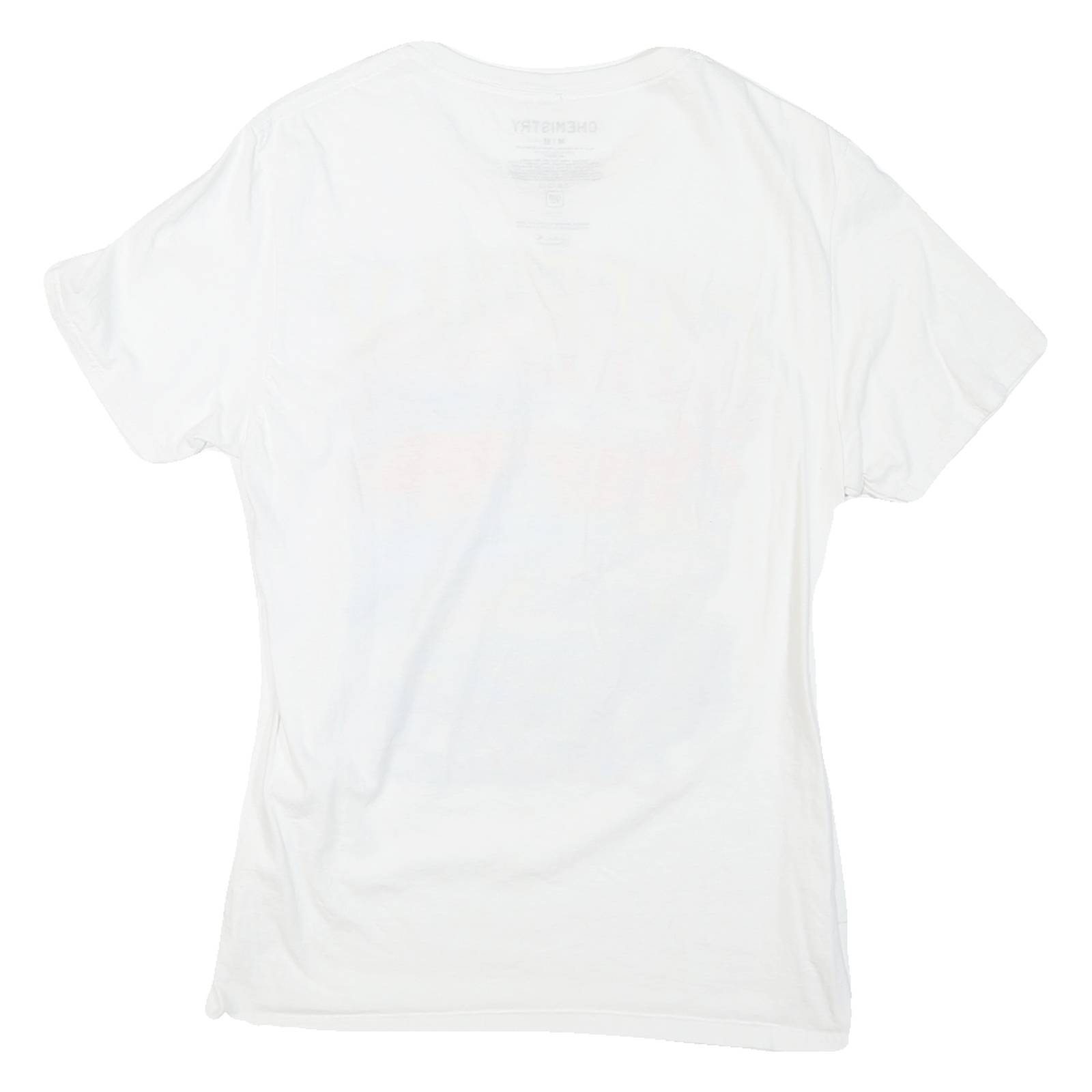 Mens White Chevy Classics Corvette Graphic T-Shirt M Short Sleeve Crew Neck