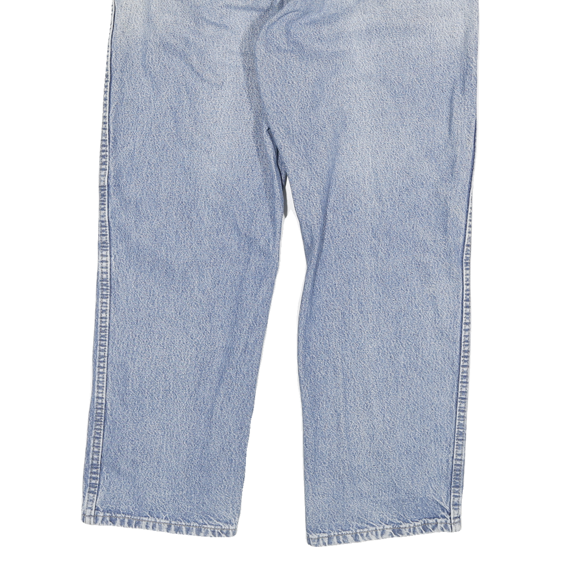 DICKIES Mens Relaxed Blue Denim Light Jeans W34 L29 Classic Cotton Blend Zip