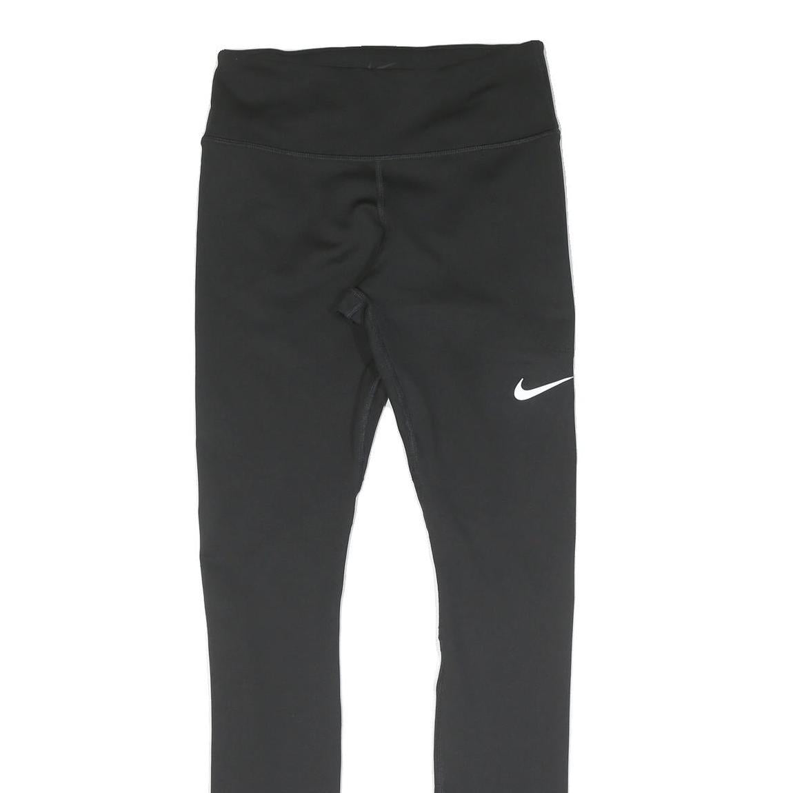 NIKE Womens Joggers Black XS W22 L27 Slim Tapered Sweatpants Activewear Leggings