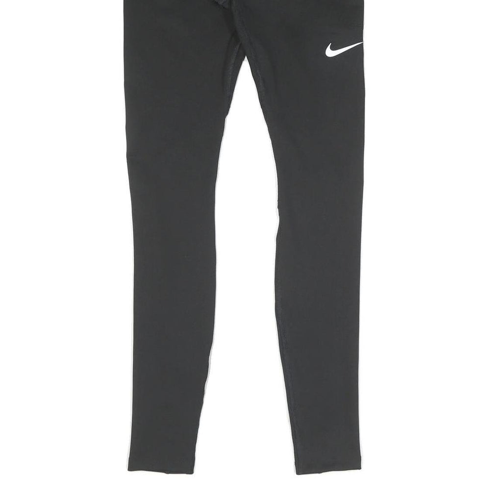 NIKE Womens Joggers Black XS W22 L27 Slim Tapered Sweatpants Activewear Leggings
