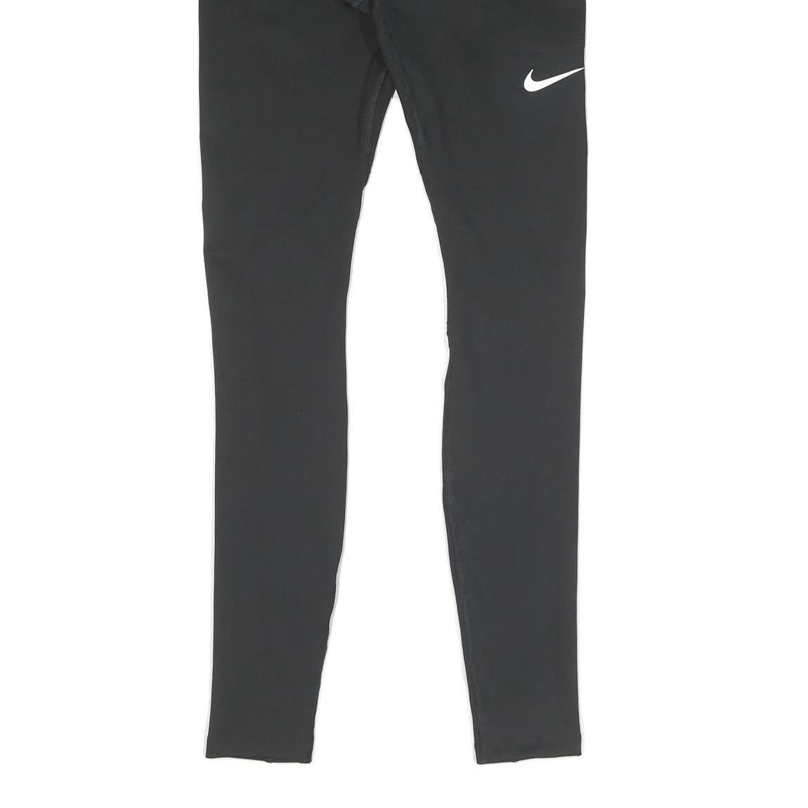 NIKE Womens Joggers Black XS W22 L27 Slim Tapered Sweatpants Activewear Leggings