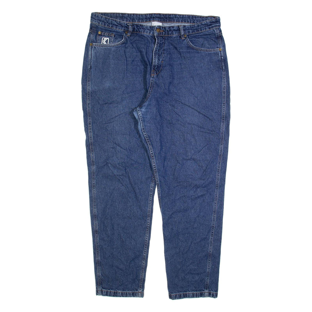 KARL KANI Womens Jeans Blue Relaxed Tapered W38 L31