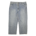 BANG BANG Mens Jeans Blue Regular Straight Denim Light W38 L27 Classic Zip