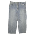 BANG BANG Mens Jeans Blue Regular Straight Denim Light W38 L27 Classic Zip