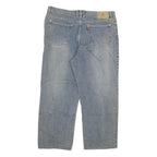 BANG BANG Mens Jeans Blue Regular Straight Denim Light W38 L27 Classic Zip