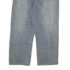 BANG BANG Mens Jeans Blue Regular Straight Denim Light W38 L27 Classic Zip