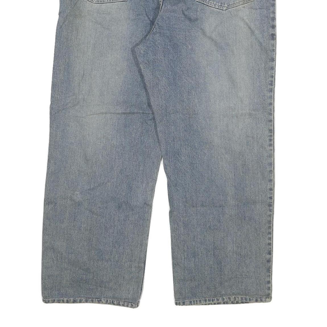 BANG BANG Mens Jeans Blue Regular Straight Denim Light W38 L27 Classic Zip