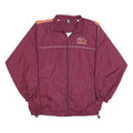 STARTER Mens Maroon & Orange Virginia Tech Zip Up Polyester Blend Jacket L
