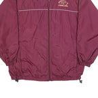 STARTER Mens Maroon & Orange Virginia Tech Zip Up Polyester Blend Jacket L