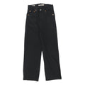 LEVI'S Big E Womens Jeans Black Relaxed Straight Denim Medium W23 L23 Classic