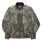 SITRA Mens Green & Grey Camouflage Outdoor Jacket XL Polyester Zip