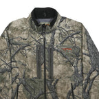 SITRA Mens Green & Grey Camouflage Outdoor Jacket XL Polyester Zip