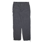 COLUMBIA Womens Trousers Grey Regular Straight Nylon W32 L30