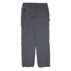COLUMBIA Womens Trousers Grey Regular Straight Nylon W32 L30