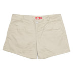 DICKIES Womens Workwear Shorts Beige L W34