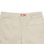 DICKIES Womens Workwear Shorts Beige L W34