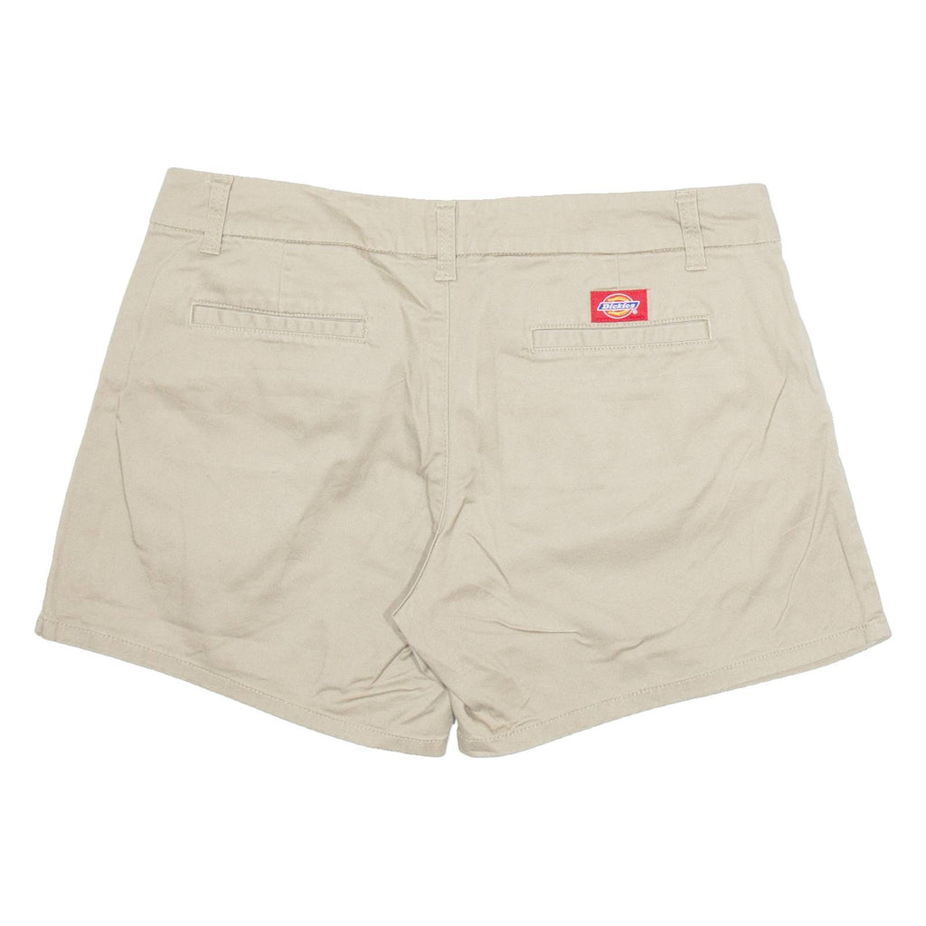 DICKIES Womens Workwear Shorts Beige L W34