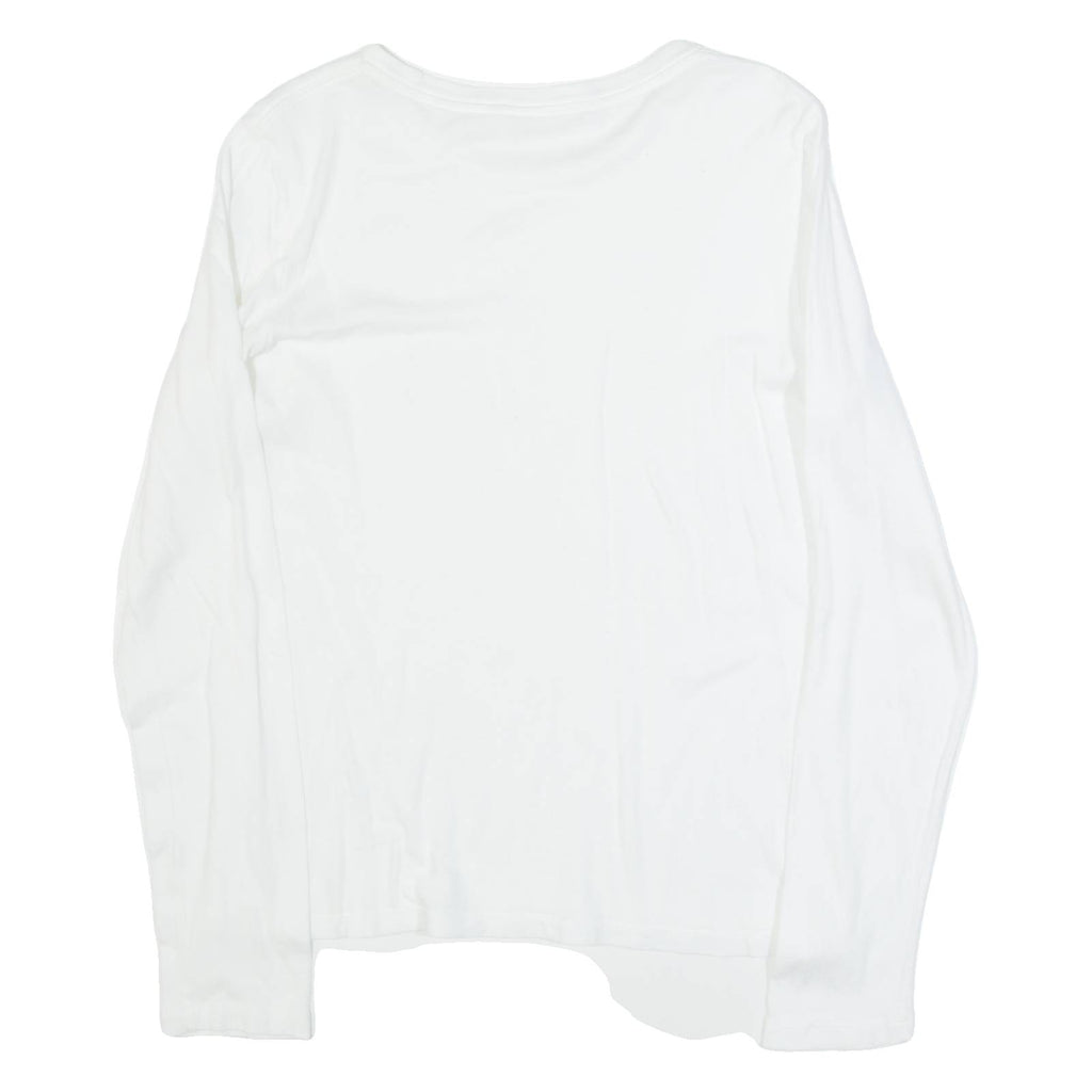 REFORMATION Mens T-Shirt White Long Sleeve S
