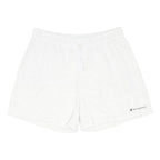 CHAMPION Womens Shorts White Casual Cotton Blend XL W33 Champion Logo