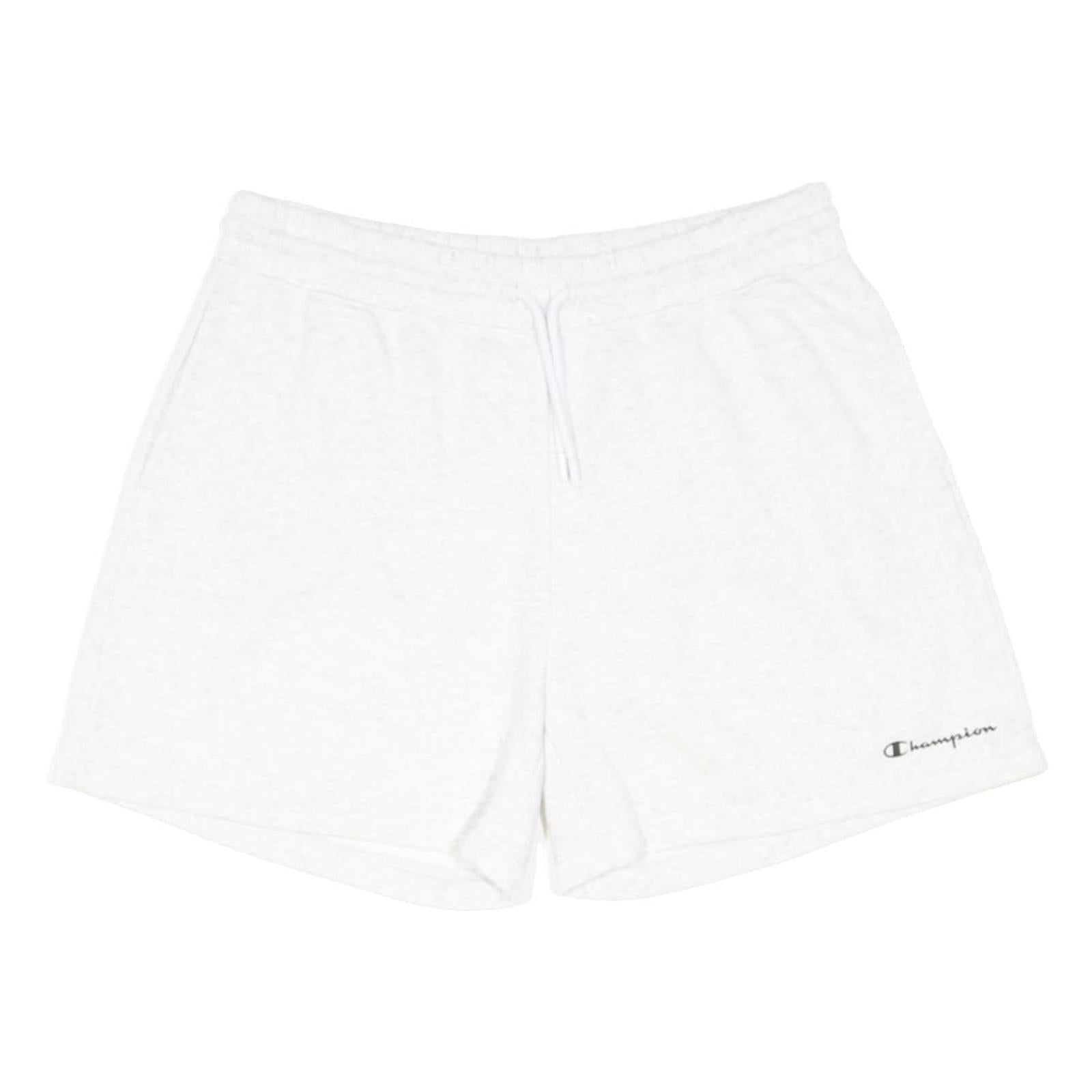 CHAMPION Womens Shorts White Casual Cotton Blend XL W33 Champion Logo