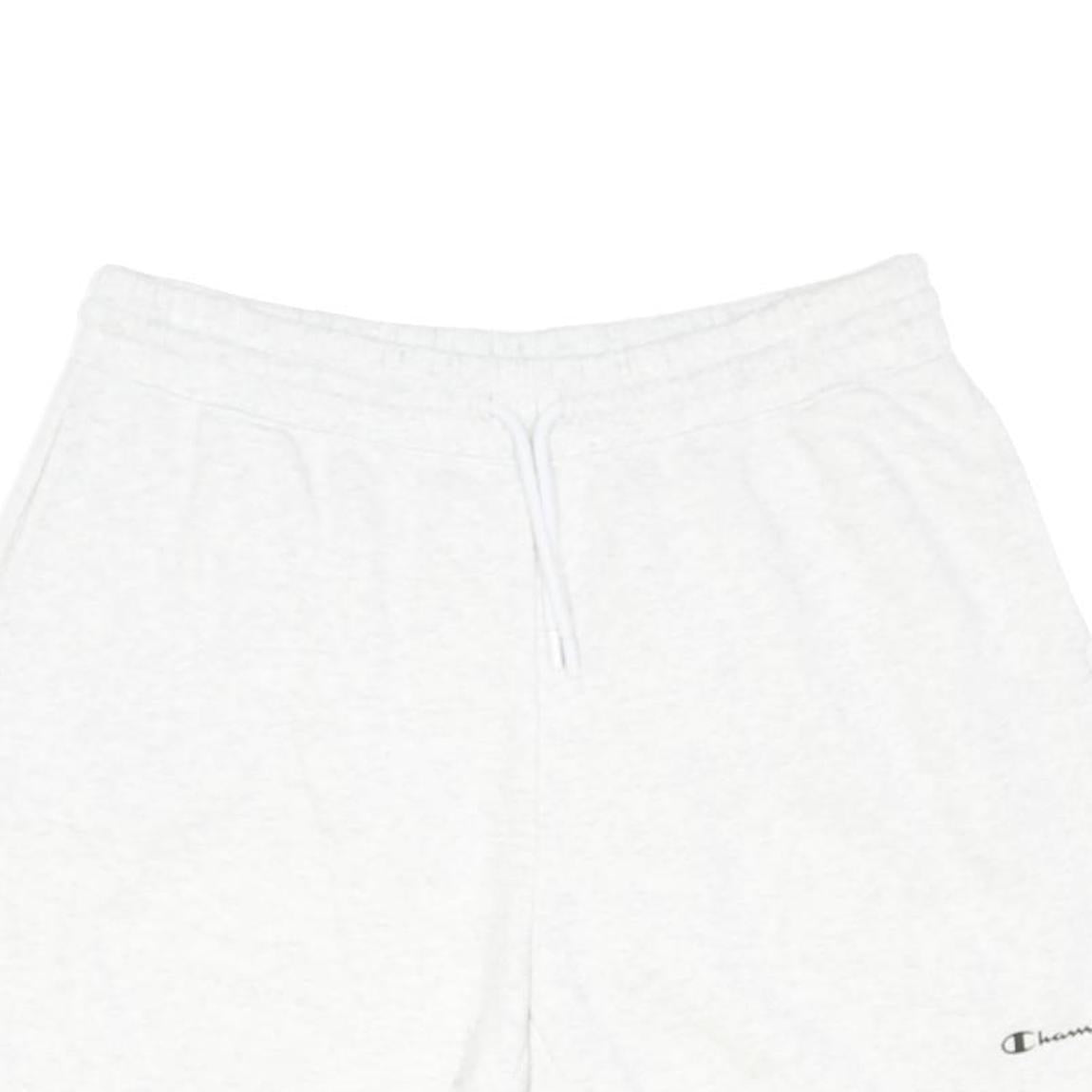 CHAMPION Womens Shorts White Casual Cotton Blend XL W33 Champion Logo