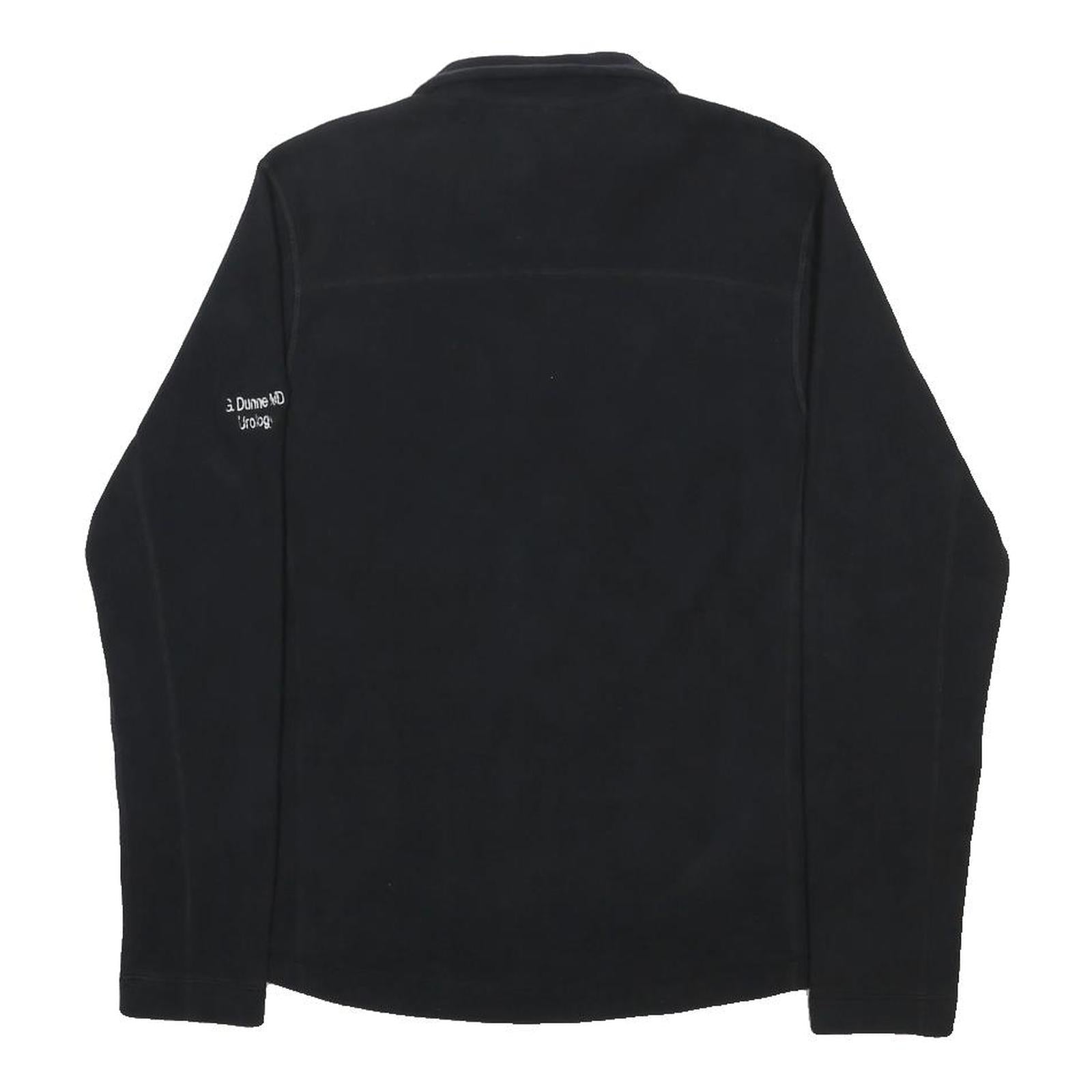 PATAGONIA Mens Black Fleece XS Zip Jacket Logo Patch Casual Outdoor Warm