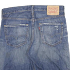 LEVI'S Mens Denim Blue Casual Shorts L W30 Comfortable Fit Distressed Detail