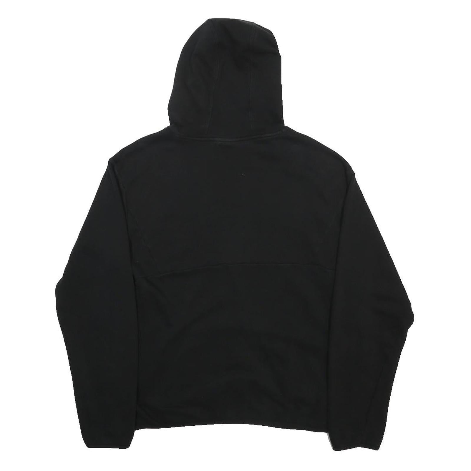 PUMA Womens Black Hoodie L Cotton Blend Pullover Hooded Sweatshirt Casual