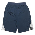 ADIDAS Mens Navy Blue Casual Polyester Sports Shorts XL W30