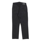 LEVI'S Womens Slim Black Denim Skinny Jeans Cotton Blend W27 L25 Classic Zip