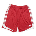 ADIDAS Mens Red & White Sports Casual Shorts L W32 Athletic ClimaCool