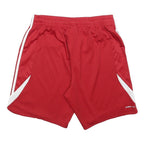 ADIDAS Mens Red & White Sports Casual Shorts L W32 Athletic ClimaCool