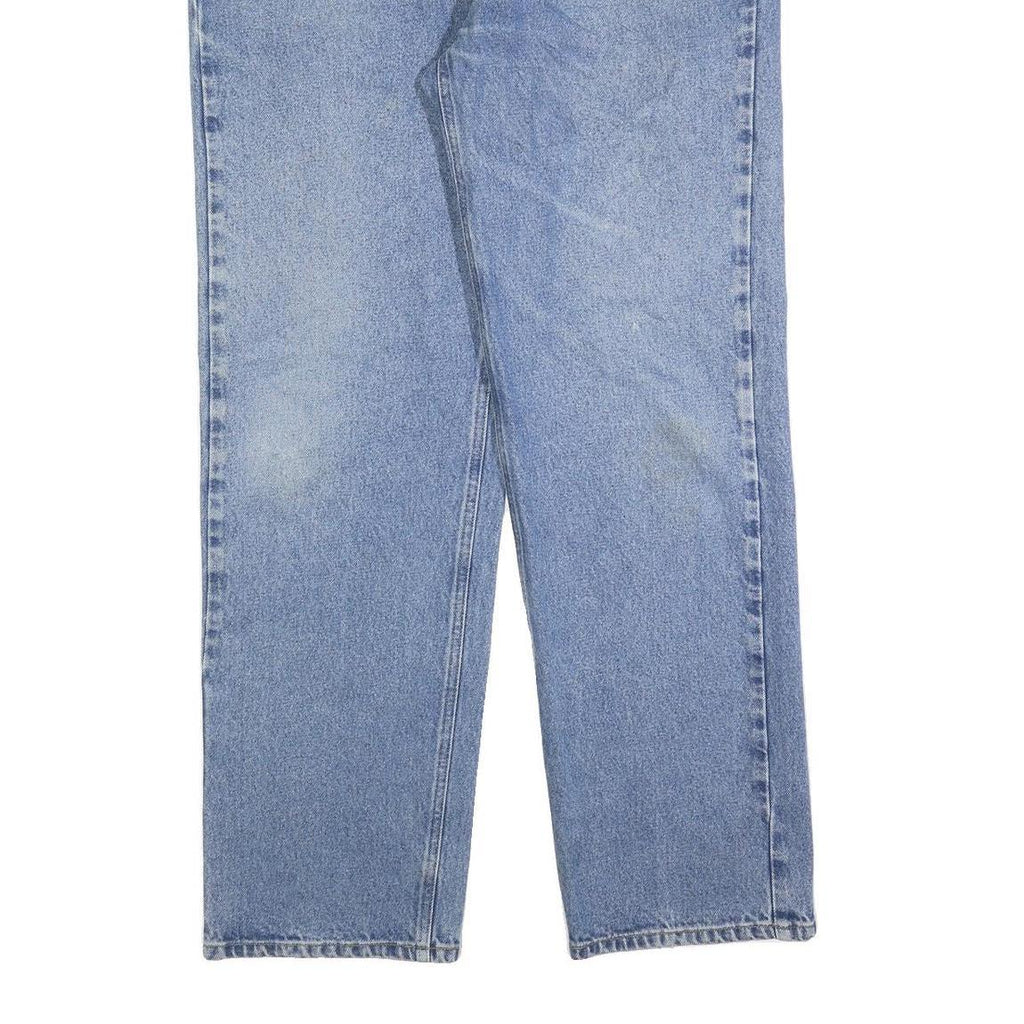 CARHARTT Mens Relaxed Light Blue Denim Jeans W40 L34 Classic Cotton Blend Zip