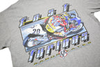 Mens Grey Aaron Yates Graphic T-Shirt M Short Sleeve Crew Neck Fast Furious Bike